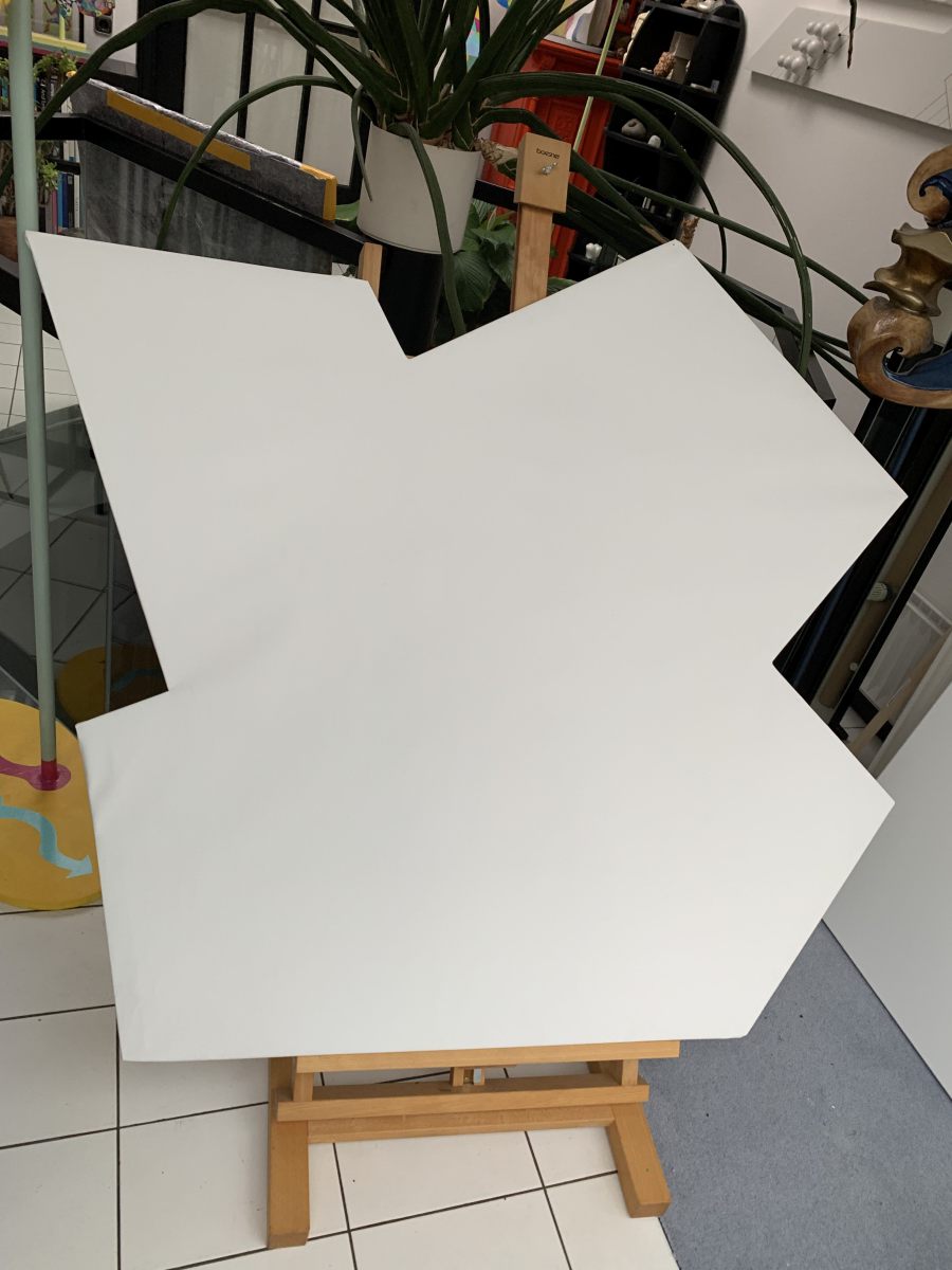 Peter-Bergmann-Polygone-Leinwand