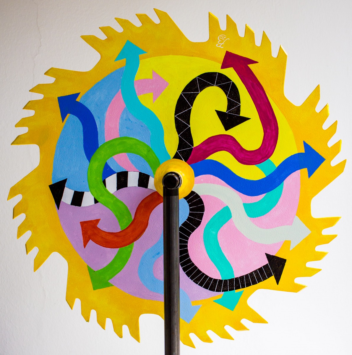 Skulptur Sonnenrad