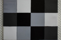 Quadrate schwarz-weiß-grau